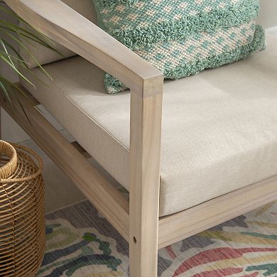 Linon Teagon 3-Piece Outdoor Table and Chairs set