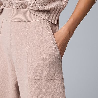 Women's Simply Vera Vera Wang Sweater Jogger Pants