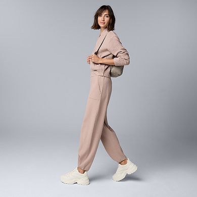 Women's Simply Vera Vera Wang Sweater Jogger Pants