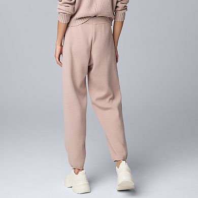 Women's Simply Vera Vera Wang Sweater Jogger Pants