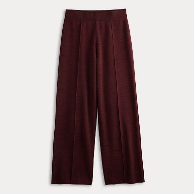Women's Simply Vera Vera Wang Straight Leg Sweater Pants