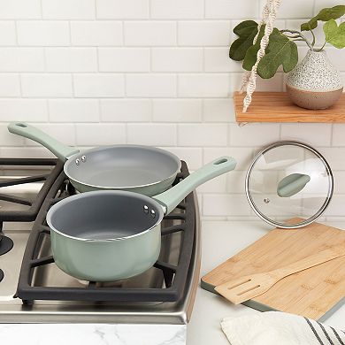 Basic Essentials 5-pc. Nonstick Aluminum Cookware Set