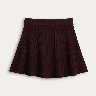 Juniors' SO® Ribbed Mini Sweater Skirt