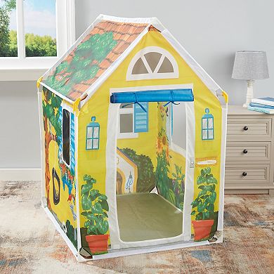 Melissa & Doug Cozy Cottage Fabric Play Tent and Storage Tote