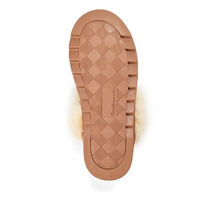 Dearfoams Womens Open Toe Scuff Slippers Dearfoams Helena Women's