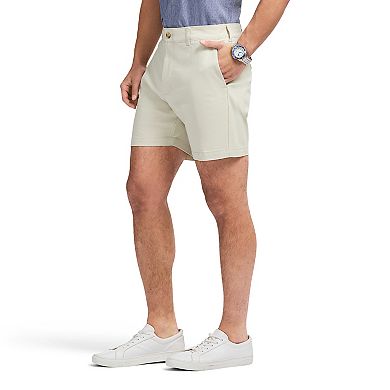 Men's IZOD Saltwater 7-Inch Flat Front Chino Shorts