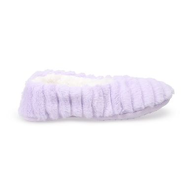 Women's Cozy Soft Faux Fur Ballerina Slipper Socks