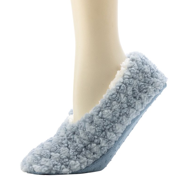 Women's Cozy Soft Faux Fur Ballerina Slipper Socks,