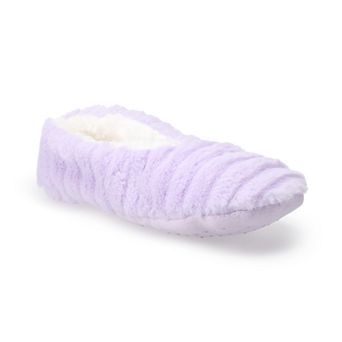 Women's Cozy Soft Faux Fur Ballerina Slipper Socks