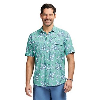 Men's IZOD Sunshield Performance Button Front Shirt