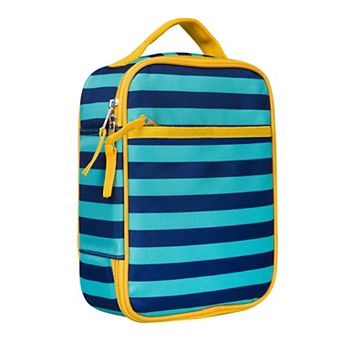 Blue Stripes Recycled Eco Lunch Bag