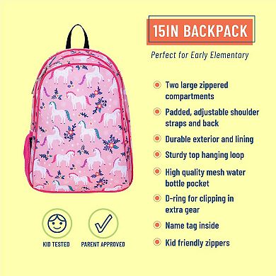 Magical Unicorns 15 Inch Backpack