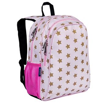 Pink And Gold Stars 15 Inch Backpack
