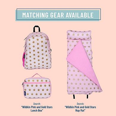 Pink And Gold Stars 15 Inch Backpack