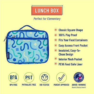 Confetti Blue Lunch Box