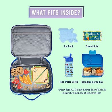 Confetti Blue Lunch Box