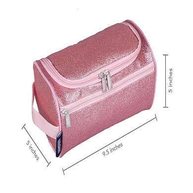 Pink Glitter Toiletry Bag