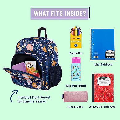 Wildflower Bloom 12 Inch Backpack
