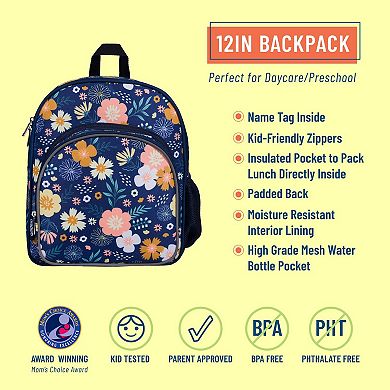 Wildflower Bloom 12 Inch Backpack
