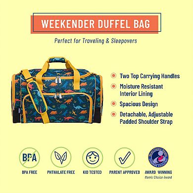Jurassic Dinosaurs Weekender Duffel Bag