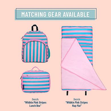 Pink Stripes 12 Inch Backpack