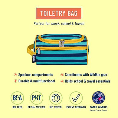 Blue Stripes Toiletry Bag