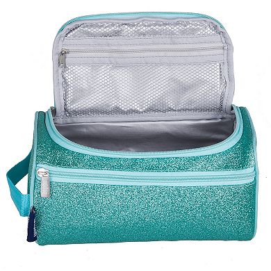 Blue Glitter Toiletry Bag