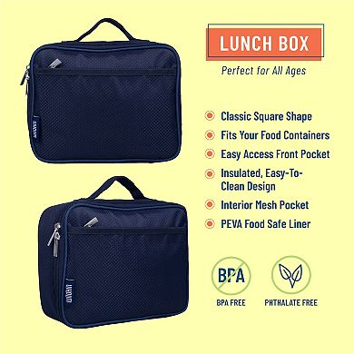 Rip-stop Blue Lunch Box