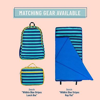 Blue Stripes 15 Inch Backpack