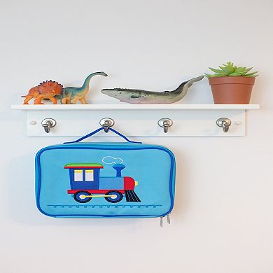 Train Embroidered Lunch Box