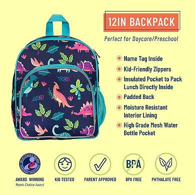Darling Dinosaurs 12 Inch Backpack