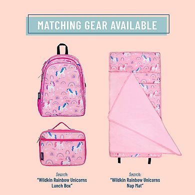 Rainbow Unicorns 15 Inch Backpack