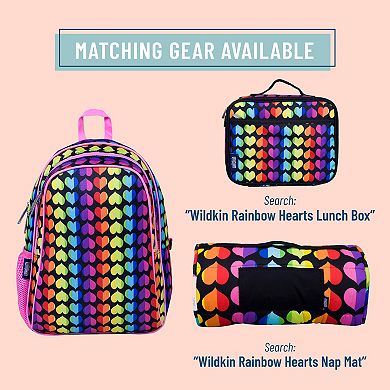 Rainbow Hearts 15 Inch Backpack