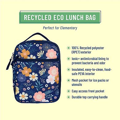 Wildflower Bloom Recycled Eco Lunch Bag