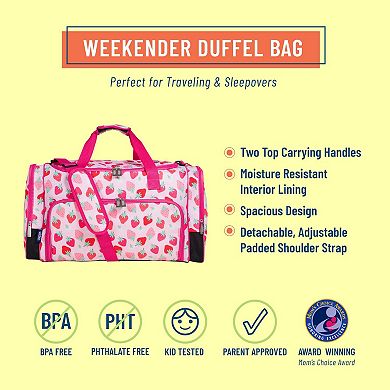 Strawberry Patch Weekender Duffel Bag