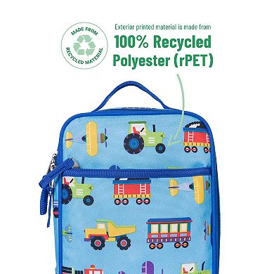 Trains, Planes & Trucks Recycled Eco Lunch Bag
