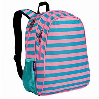 Pink Stripes 15 Inch Backpack