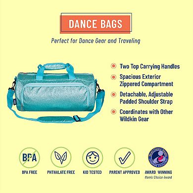 Blue Glitter Dance Bag