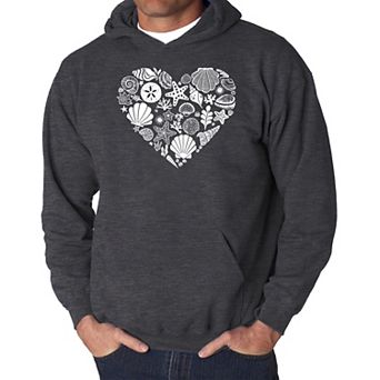 Sea Shells - Men's Word Art Hooded Sweatshirt
