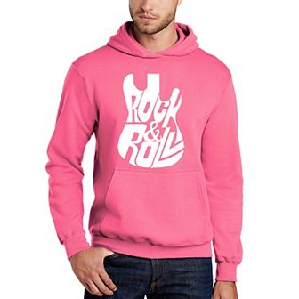 Rock And Roll Guitar - Men's Word Art Hooded Sweatshirt