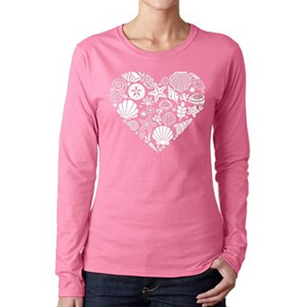 Sea Shells - Women's Word Art Long Sleeve T-shirt