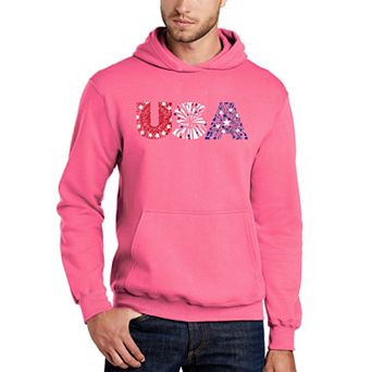 Usa Fireworks - Men's Word Art Hooded Sweatshirt