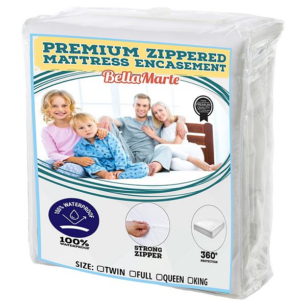 Premium Heavy Duty 100 Waterproof Fabric Zippered Mattress Protector