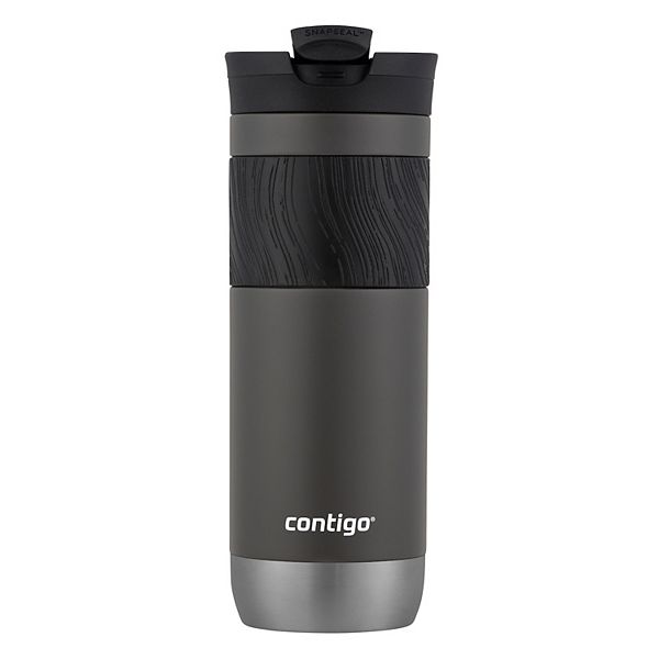 Contigo Byron 2.0 Stainless Steel Travel Mug with SNAPSEAL Lid and Grip, 20 oz. - Gray