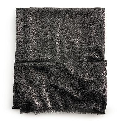 Women's Nine West Solid Shimmer Wrap