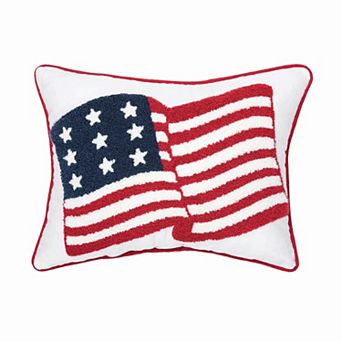 C&F Home U.S. Flag Patriotic Throw Pillow