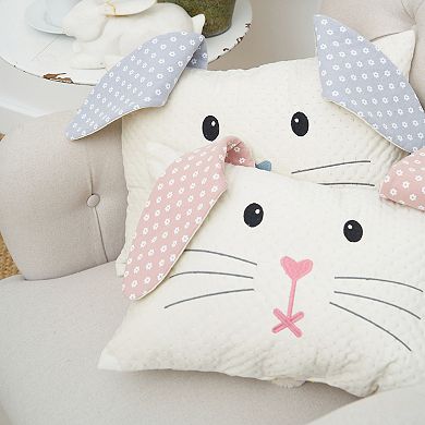 C&F Home Flap Ears Bunny Rabbit Easter Throw Pillow