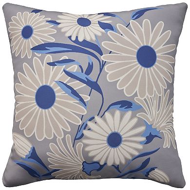 Mina Victory Floral Reversible Indoor Outdoor Throw Pillow