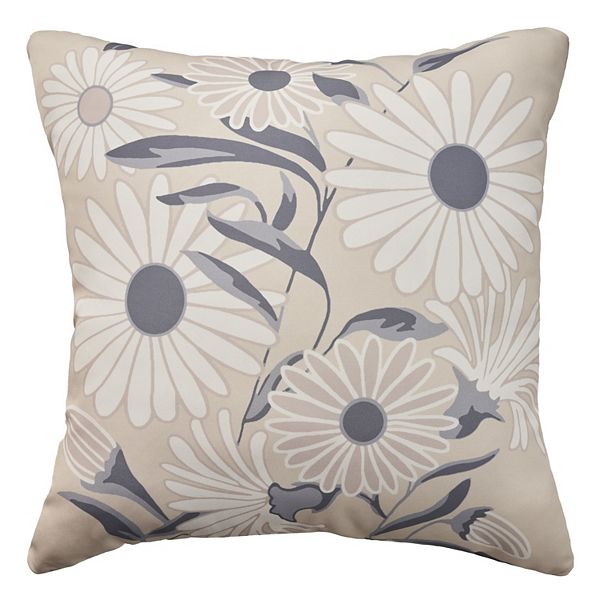 Mina Victory Floral Reversible Indoor Outdoor Throw Pillow