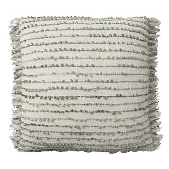 Mina Victory Lifestyle Handstitch Line Stripe Indoor Throw Pillow